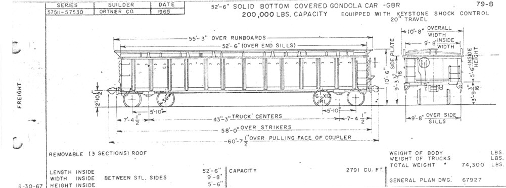 NP Gondola Car Diagrams - Gondola Cars Solid Bottom ... gondola car diagram 